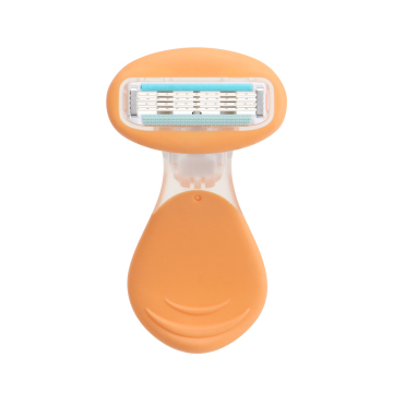 High-Quality 4-Blade Women's Mini Razor - Replacement Refills for Body Hair Removal