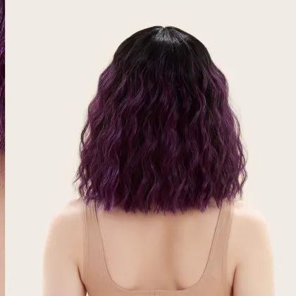 Rebecca Bangs Bob Short Curly Heat Resistant Wig Fashion Style Chemical Fiber Wig Loose Hair Lace Fron for men hair growth spray