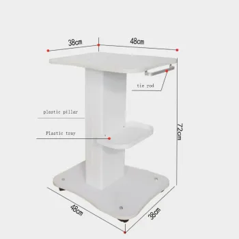 Customizable Metal Trolley Rolling Carts for Beauty Salons
