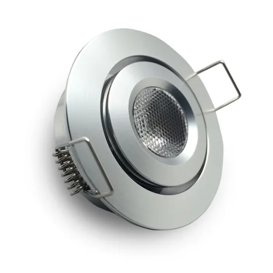 UL 12VDC 3W CRI90 Dimmable Adjustable Recessed LED Cabinet Downlight