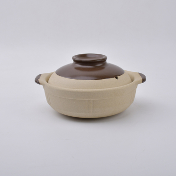 Japanese Clay Soup Pot - Kitchen Cookware for Firing and Serving Ceramic Casseroles