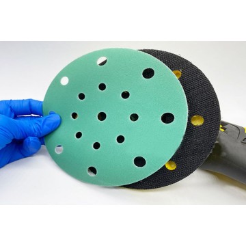 DMS Película abrasiva verde de larga duración para un lijado eficiente