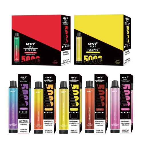 Qst puff flex pro5000 плодов аромат за еднократна употреба
