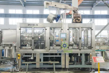 Automatic Beer Washing Filling Machine , Glass Beer Capping Machine