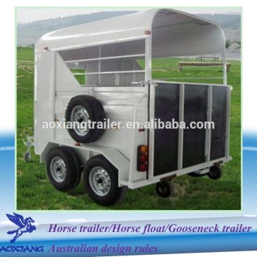 Economic 2 horse trailer with straight load
