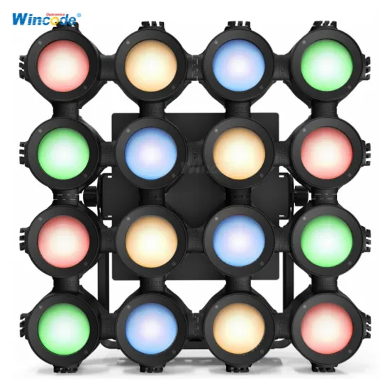 DMX-Controlled IP65 Outdoor 16x30W RGBA RGBW LED Strobe Blinder for Stage and DJ Events