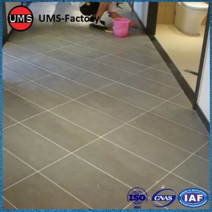 Tile adhesive in shower wall large tiles