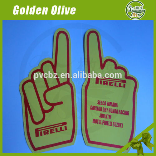 Promotion eva giant wave foam finger cheering hands