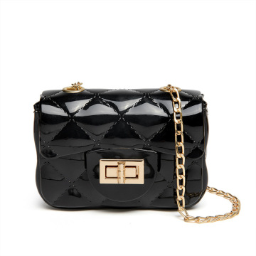 Waterproof women jelly purse bags ladies chain bags ladies shoulder kids handbags  2021 new Fashion