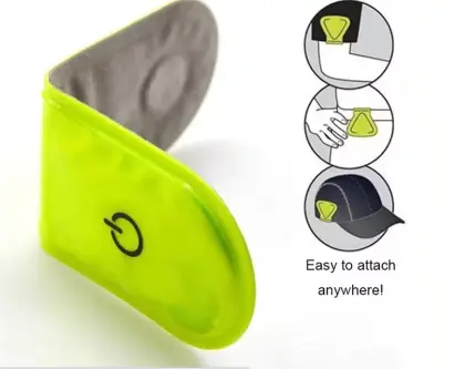 Magnetic Clip-On Safety Reflector Led Light For Jogging Cycling Clip On Led Light Led Clip Light Running