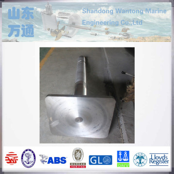 Marine stainless steel rudder pintle rudder stock