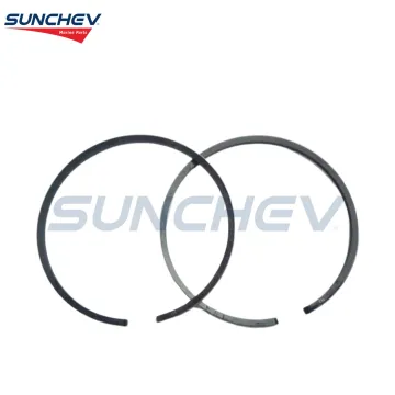 SUNCHEV Piston 2 Ring O/S (0.25mm) 12140-94300-025 For Suzuki 40hp