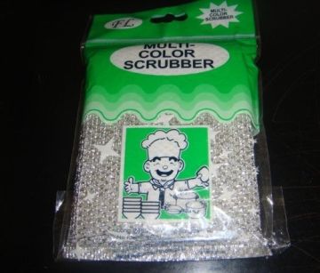 Silver-color Scrubber Sponge Scrubber
