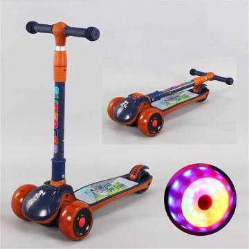 Music-Lit Three-Wheel Kick Scooter for Kids: The Ultimate Outdoor Toy