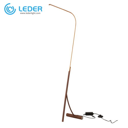 Lampade da terra decorative bianche LEDER