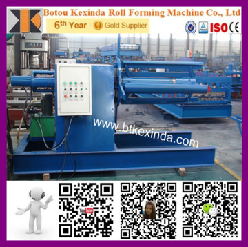 5t hydraulic uncoiler coil decoiler