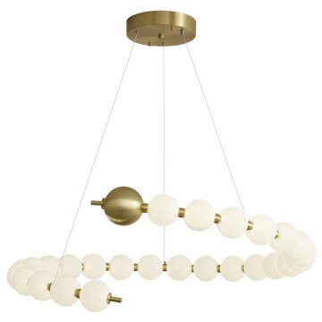Modern Glass Ball Pendant Chandelier for Living Room LED Lights
