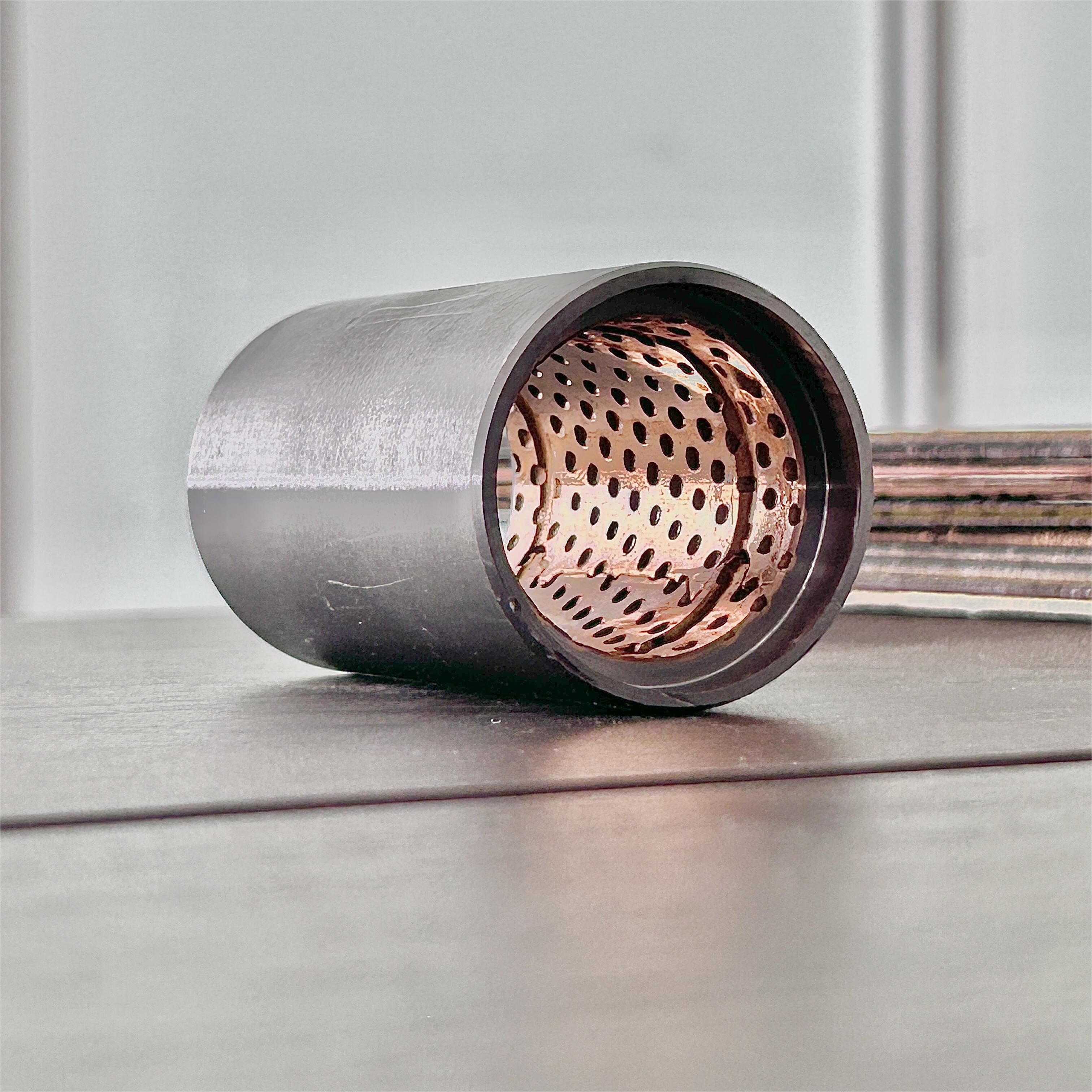 Solid Bush Bush Solid Bronze Bushing Solid Self Lubricating Oilless Plain 베어링 ...