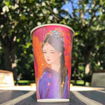 Copos de papel personalizáveis ​​para cafeterias 2025