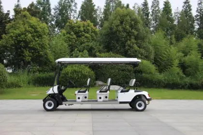 Four-wheel electric sightseeing vehicle