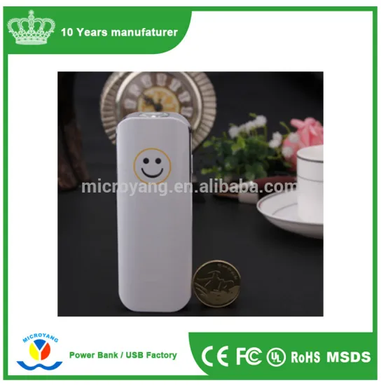 2016 Hot selling Portable Cute Cartoon Smile Power Bank accept Paypal