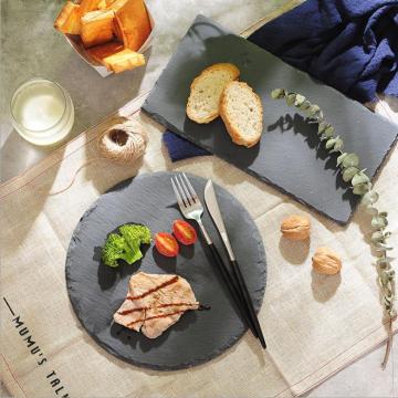 European-Style Hotel Restaurant: Exploring Stone-Wrapped Western Foods, Mat-Placed Fruits, Snacks, Steaks, and Slate Plating