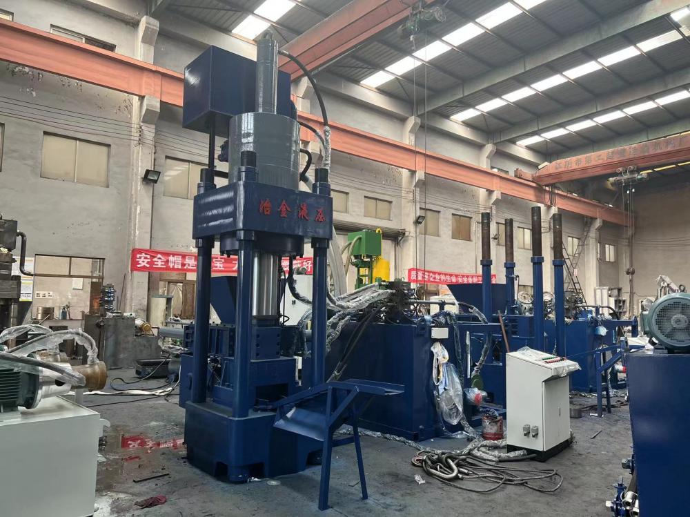 High Density Scrap Aluminum Hydraulic Briquette Making Press