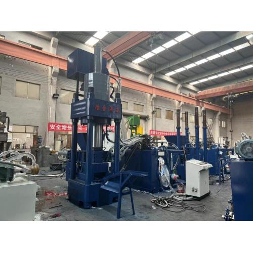 High Density Scrap Aluminum Hydraulic Briquette Making Press