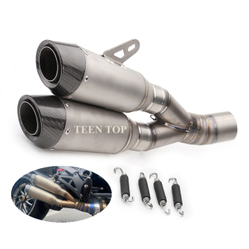 Titanium Alloy Slip-On Exhaust System for Ducati Diavel 1200: Enhancing Performance and Sound in Motorcycle Mufflers
