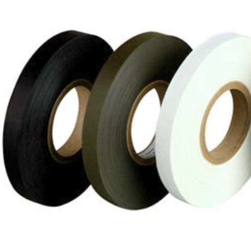 Hot melt adhesive film tape on leather fabric