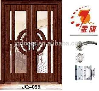 Mother-son PVC/MDF wood door