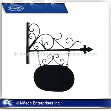 Ornamental outdoor sign holders