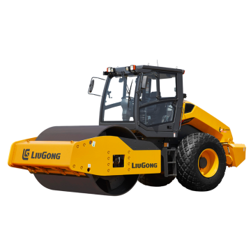 CLG6612E Full Hydraulic Single Drum Roller for Road Subgrade and Base Construction