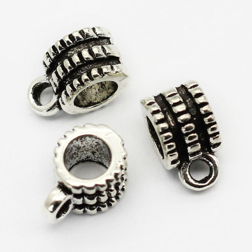 Antique Alloy Connector Charms Crafts Bail Beads Pendant Clasp Bracelet Connector Diy Jewelry Making Accessories