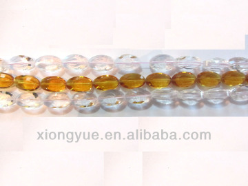 amber color leaf shaped handcraft jewelry beads in bulk