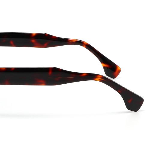 Mellume Chunky Crown-Panto Flat-Top Acetate Glasses