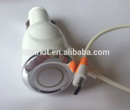 3 ports USb car charger for vivo X5 free logo print