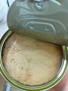 CANNED TUNA CHUNK IN BRINE WITH NORMAL LID