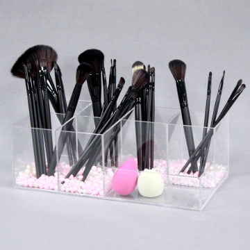 Clear Acrylic Makeup Brush Organizer