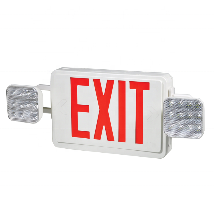 UL easy installation exit light combo