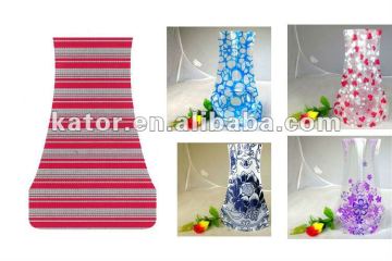 New design foldable plastic vase