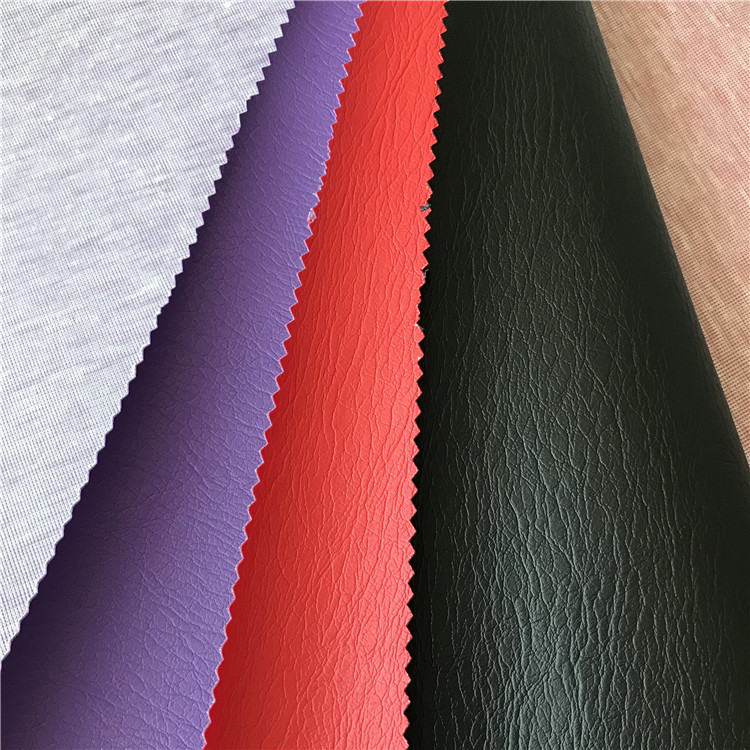 Suede Fabric Custom PVC Leather