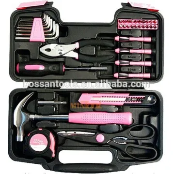 39pcs pink tool set