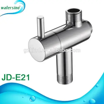 JD-E17 three way Brass body stop Angle Valve