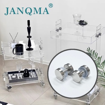 Рекламные зеркальные ногти с двумя головами из нержавеющей стали