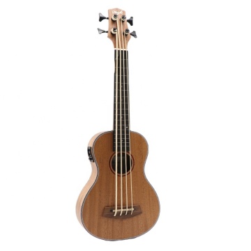Ukulele de madera de caoba eléctrica al por mayor Ukulele - Acabado mate de 30 pulgadas