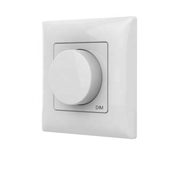 RF Wireless Rotary Button Brightness Remote Control for Single Color LED Lights