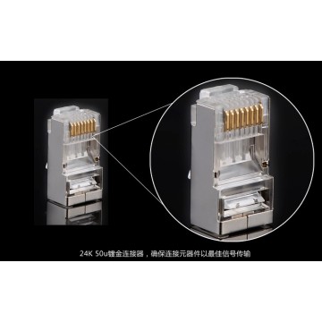 FTP Cat5e/Cat6/Cat7/Cat8 RJ45 Module Plug
