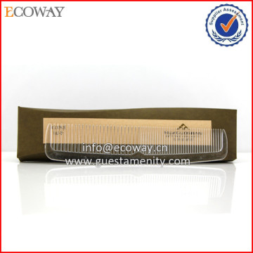 OEM 2015 Newest High Quality Personalized Hotel White Plastic Combs