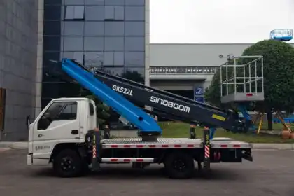SINOBOOM GKS22L 22m Articulating Boom Lift - Hydraulic Vehicle-Mounted Aerial Work Platform